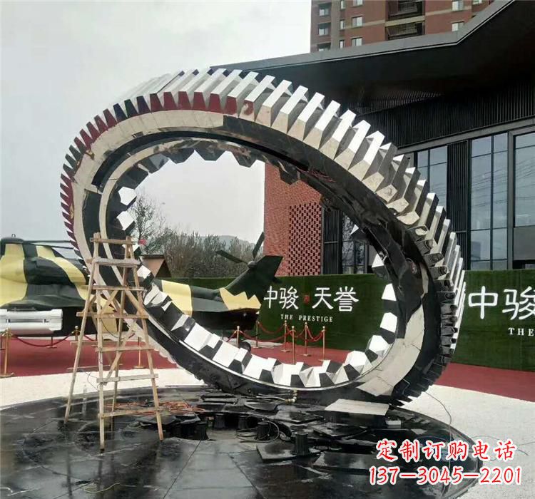 大同不锈钢齿轮抽象雕塑