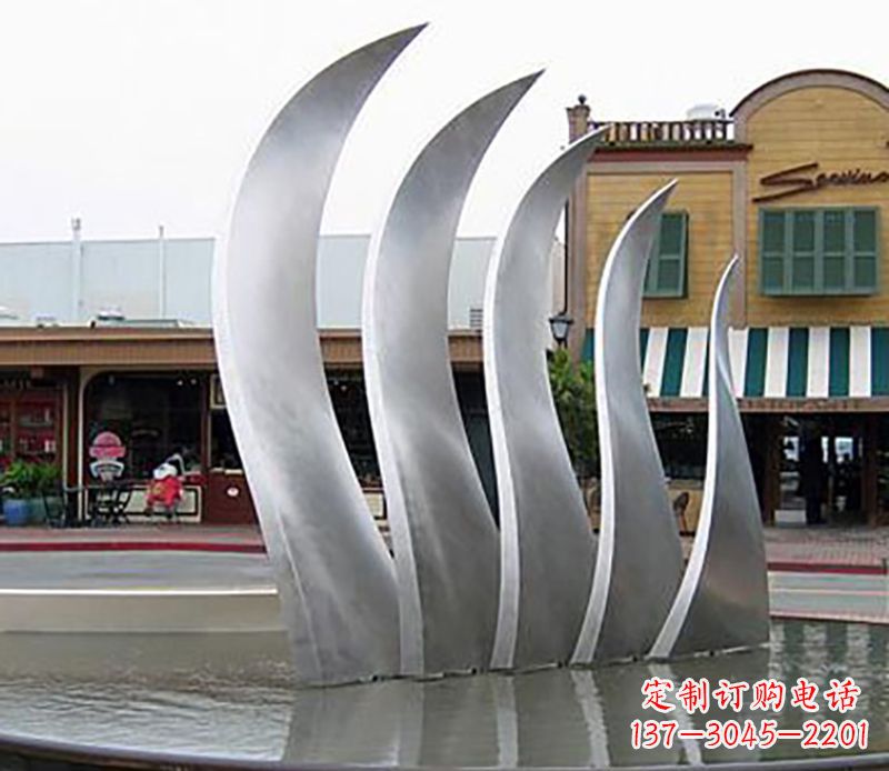 大同不锈钢翅膀雕塑给空中带来力量与美丽