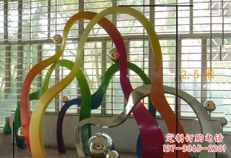 大同不锈钢假山雕塑精致耐用的艺术品