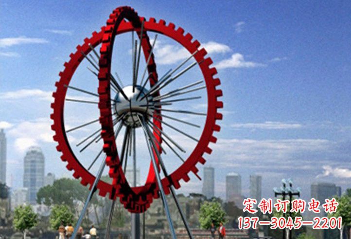 大同不锈钢摩天轮雕塑美丽的景观