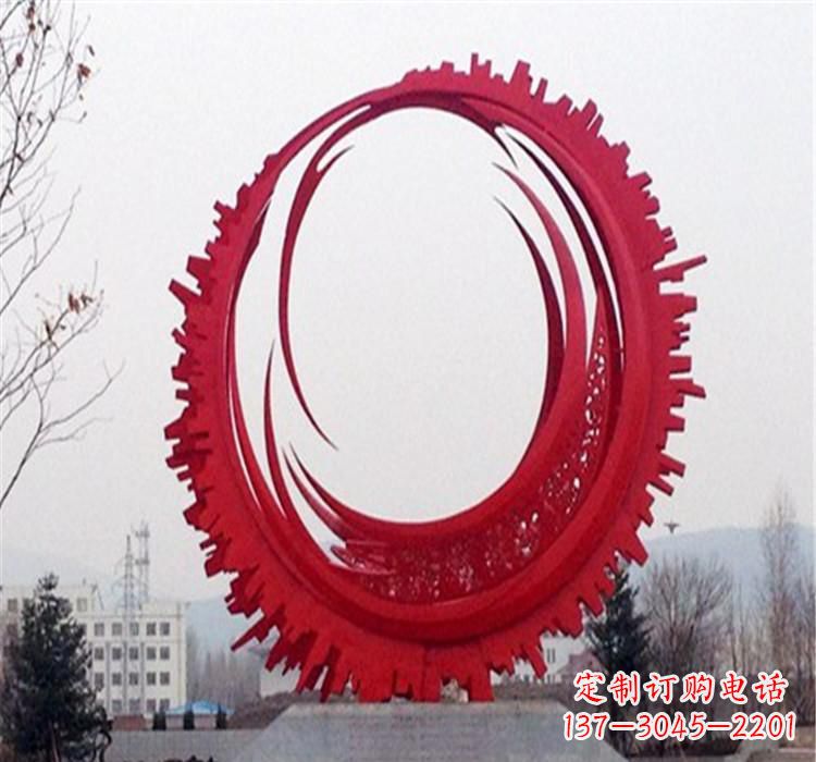 大同不锈钢齿轮雕塑令人惊叹的精细艺术