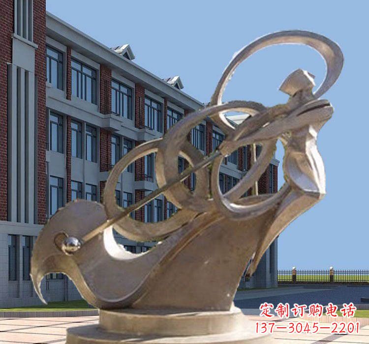 大同不锈钢制作的高尔夫球雕塑