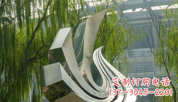 大同不锈钢抽象动物鸽子雕塑