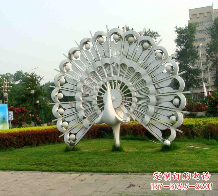 大同不锈钢孔雀雕塑