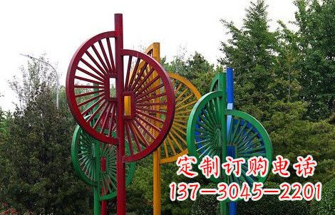 大同不锈钢风车雕塑——动态美的艺术结晶