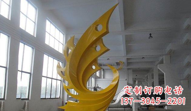 大同不锈钢凤凰雕塑——给生活添彩