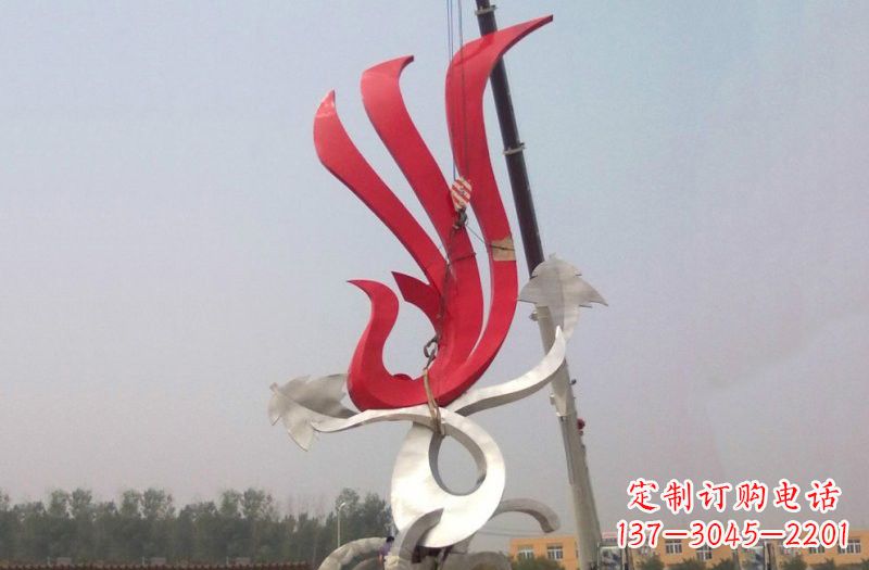 大同不锈钢凤凰雕塑安装介绍