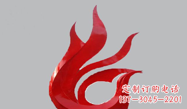 大同不锈钢凤凰雕塑——传承古代文化之美