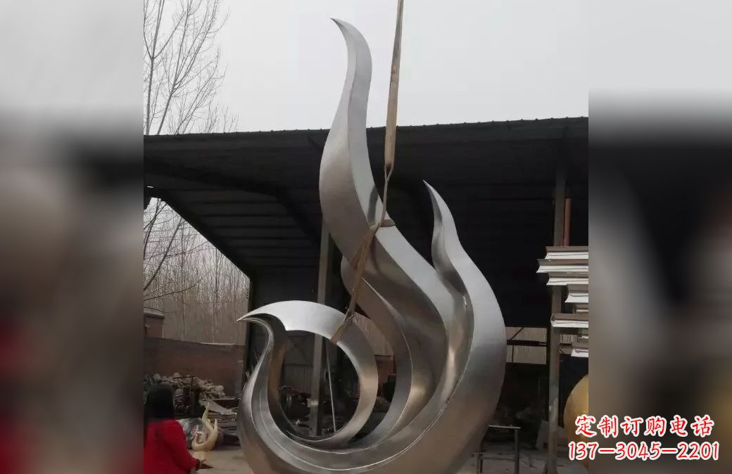 大同精美不锈钢凤凰雕塑