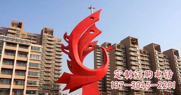 大同凤凰灿烂的不锈钢雕塑