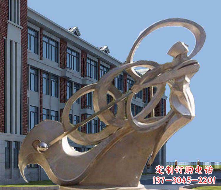 大同不锈钢制作的高尔夫球人物雕塑