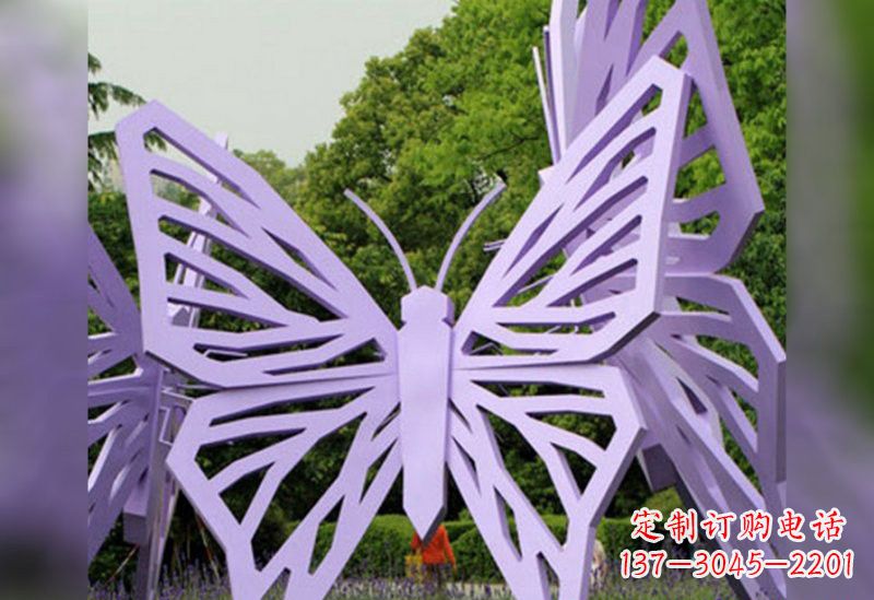 大同不锈钢抽象蝴蝶雕塑