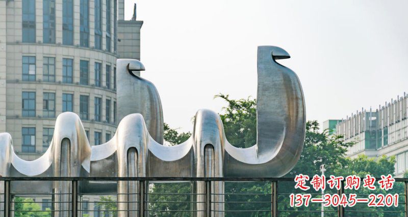 大同不锈钢骆驼给街边带来美丽