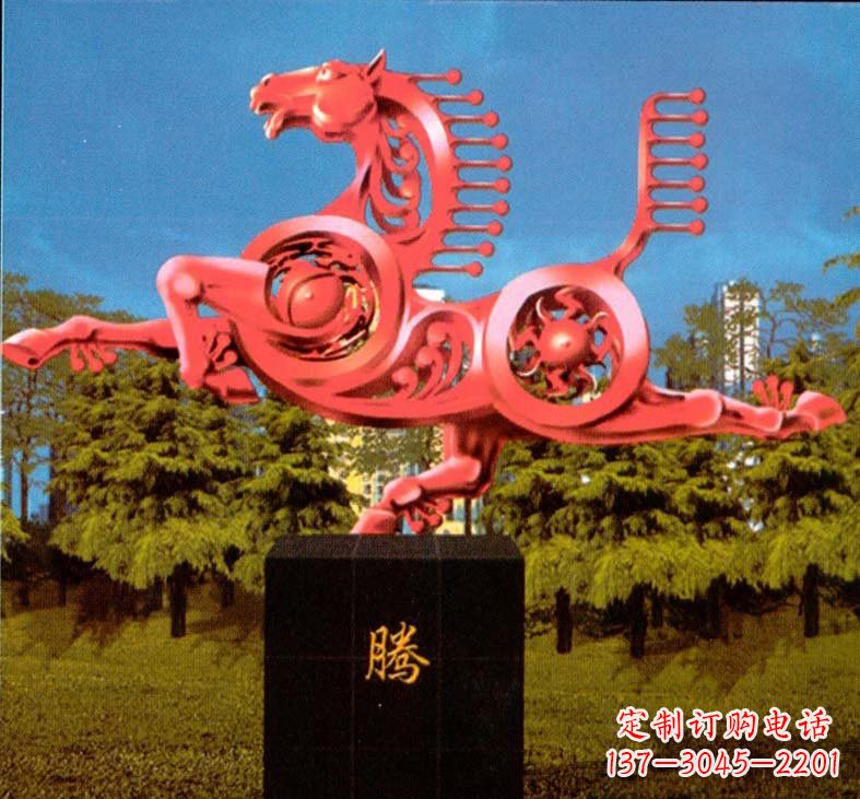 大同精美不锈钢马雕塑