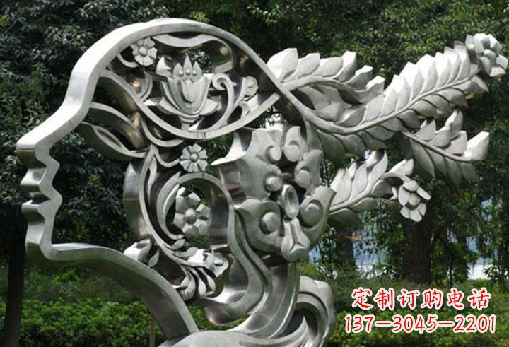 大同不锈钢美女雕塑一种流行的艺术形式