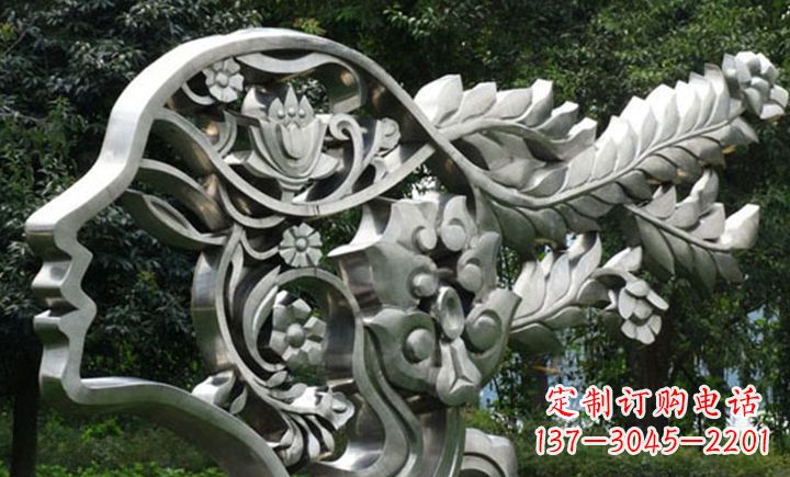大同不锈钢头像雕塑——精美绝伦