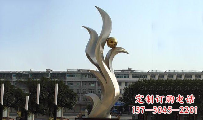 大同精美不锈钢凤凰雕塑