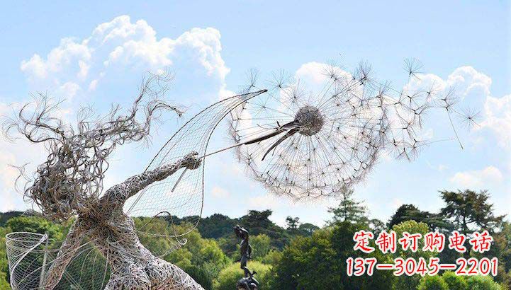 大同不锈钢蒲公英雕塑