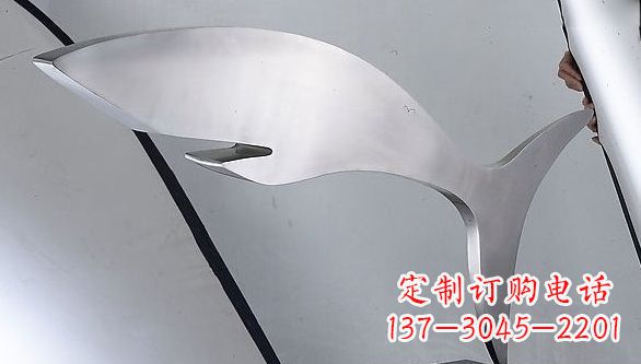 大同不锈钢鲨鱼雕塑艺术精品