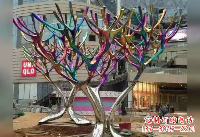 大同不锈钢树枝雕塑自然的美丽