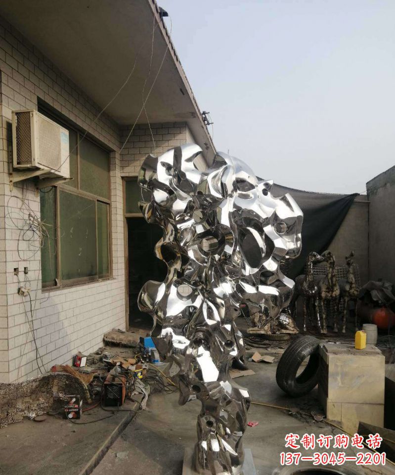 大同太湖石雕塑不锈钢的艺术精品