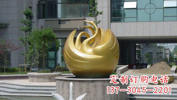 大同不锈钢天鹅雕塑