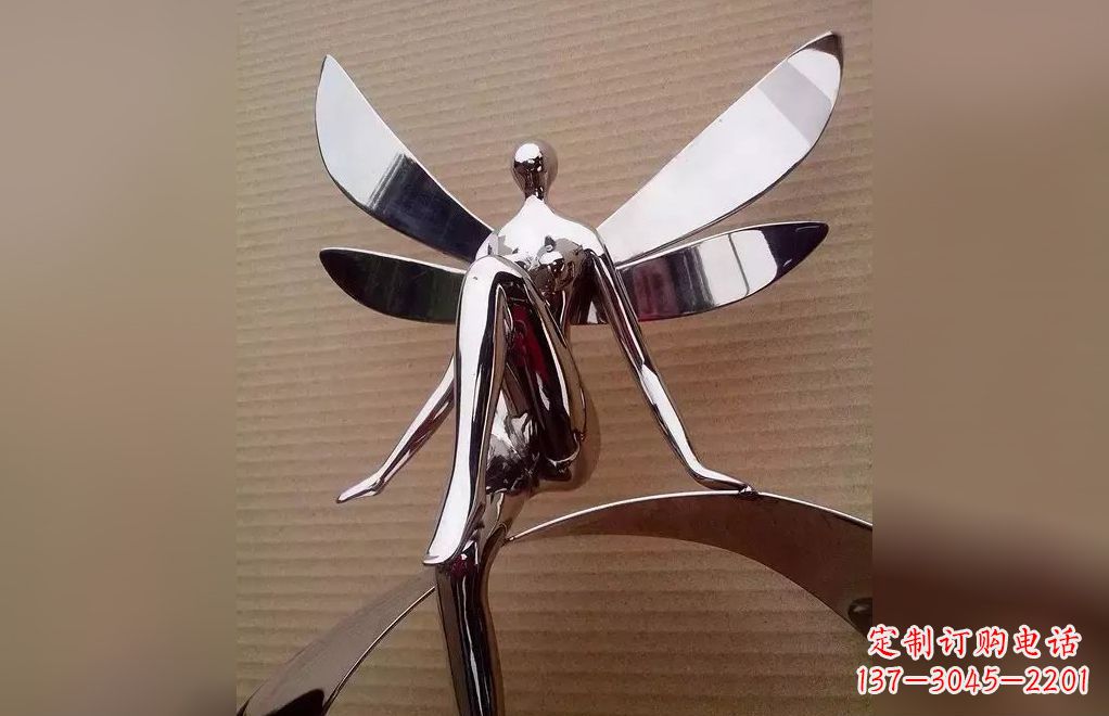 大同不锈钢天使雕塑