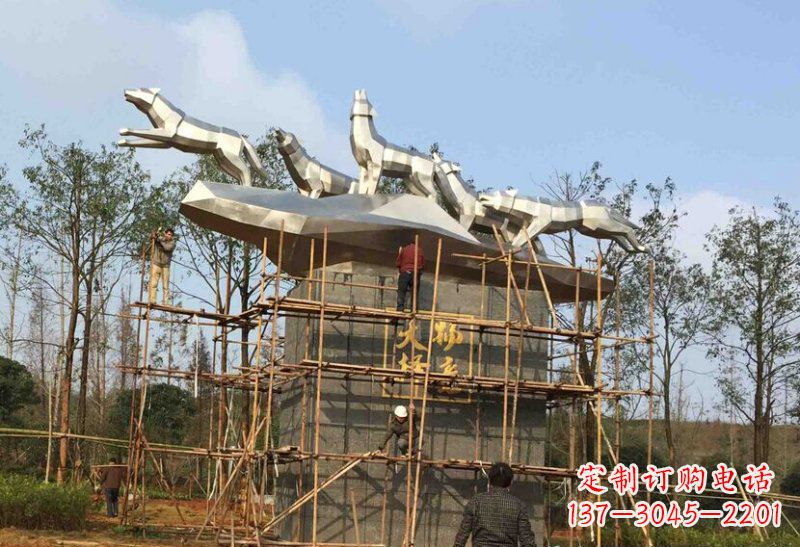 大同不锈钢动物雕塑