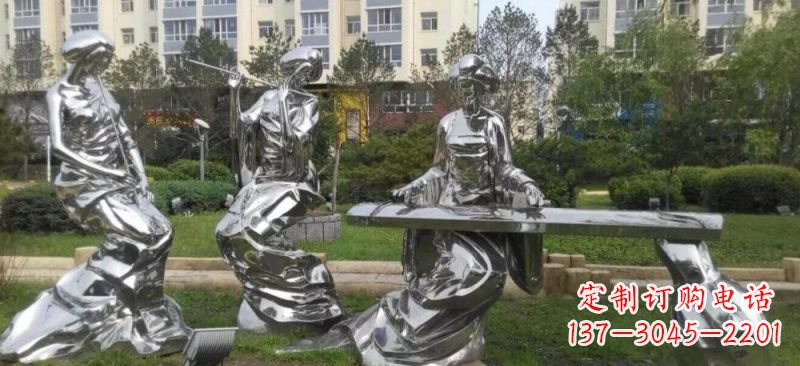 大同精致的不锈钢美女雕塑