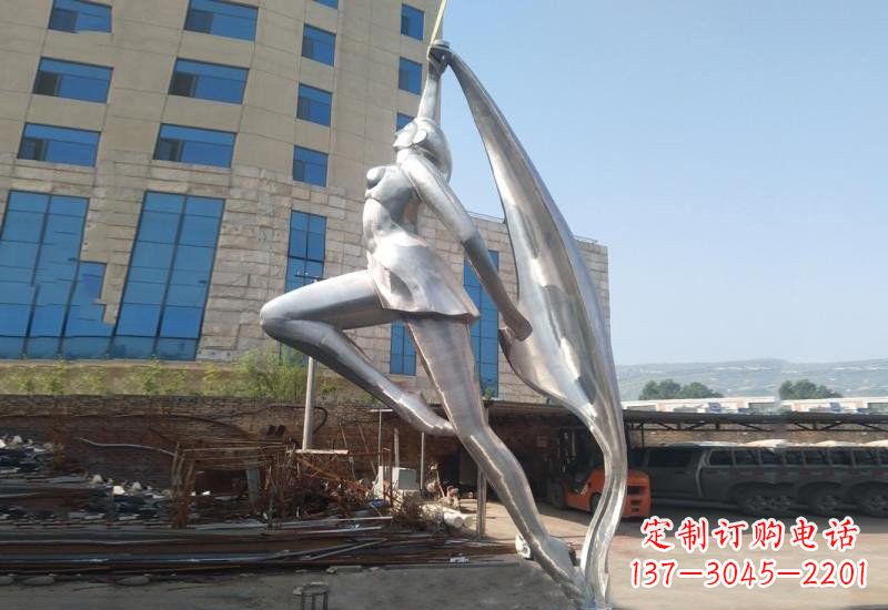 大同不锈钢女孩雕塑