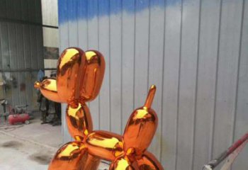 大同不锈钢彩色气球小狗雕塑——艺术与美学的完美结合