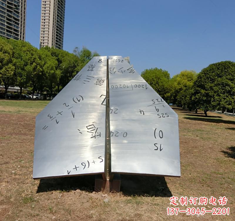 大同不锈钢飞机雕塑传承艺术与科技的完美结合