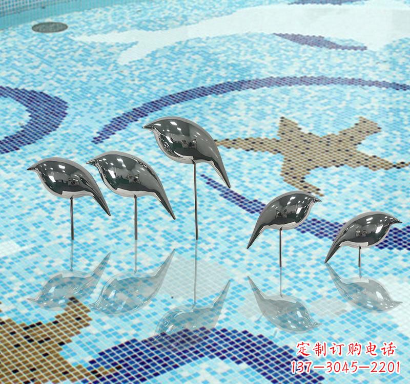 大同不锈钢创意鸽子雕塑