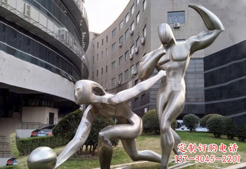 大同不锈钢保龄球雕塑——精美绝伦
