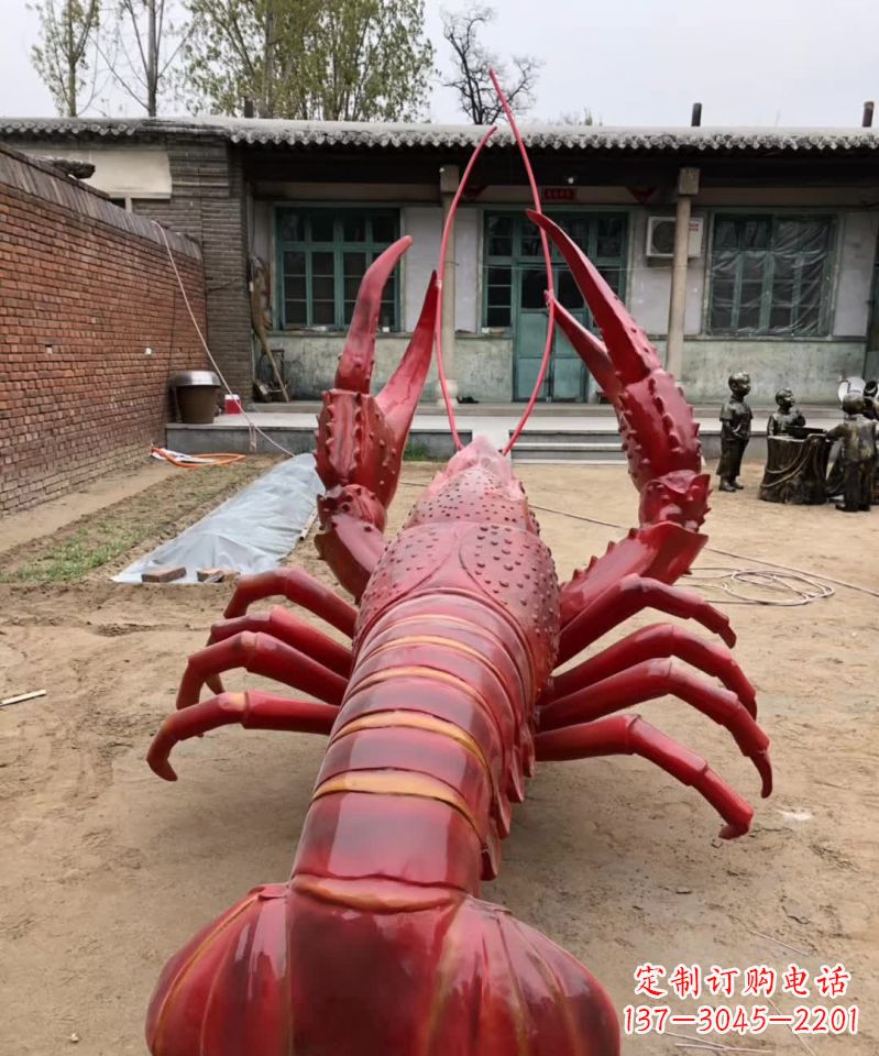 大同不锈钢大龙虾雕塑雕塑之美