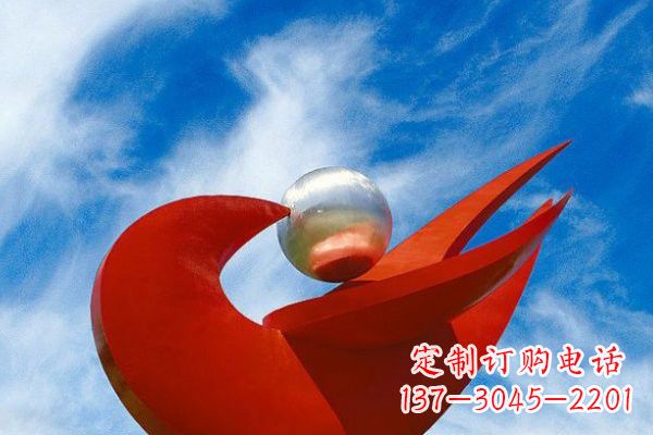 大同“和平鸽”用不锈钢大型雕塑抒发爱与和平