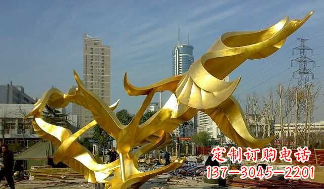 大同不锈钢大雁雕塑——一件传承中华文化的艺术杰作