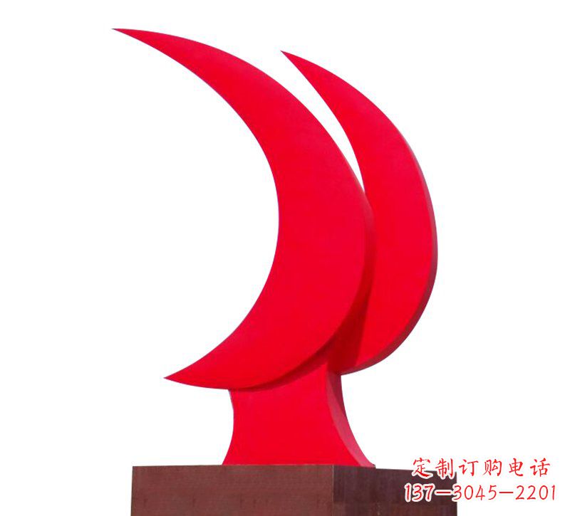 大同不锈钢党旗雕塑——传承中华文化精神
