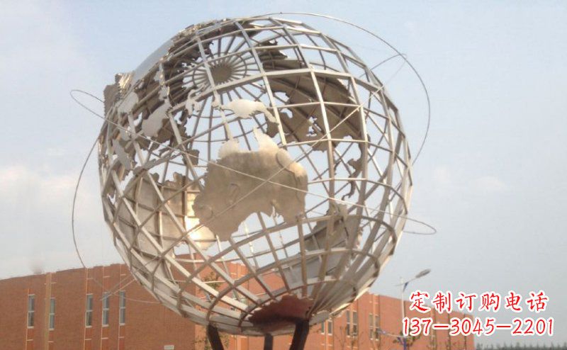 大同不锈钢地球雕塑——一件集美丽与坚固于一身的艺术品