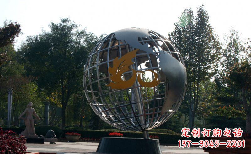 大同不锈钢地球雕塑一件具有意义的艺术品