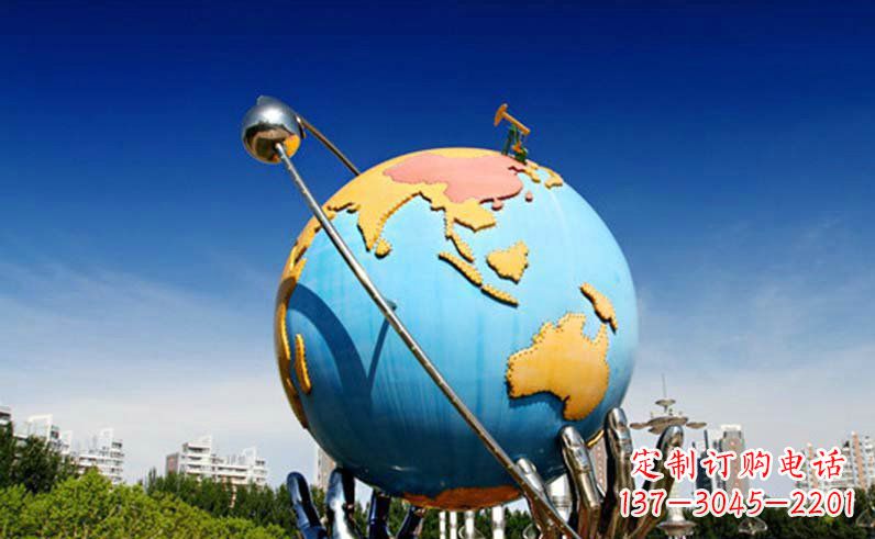 大同不锈钢地球仪雕塑 (3)