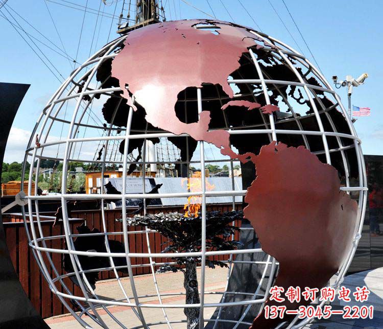 大同不锈钢地球仪雕塑