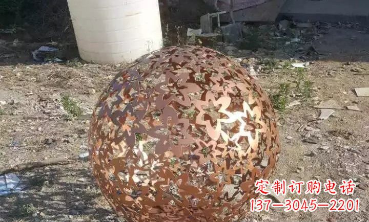 大同不锈钢地球仪花球雕塑