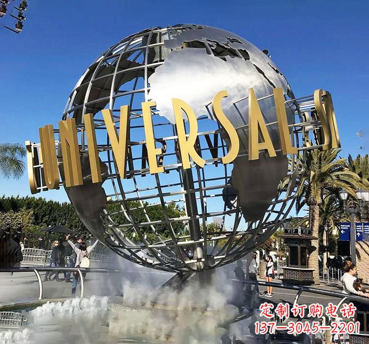 大同不锈钢地球仪雕塑——精致的地球礼物