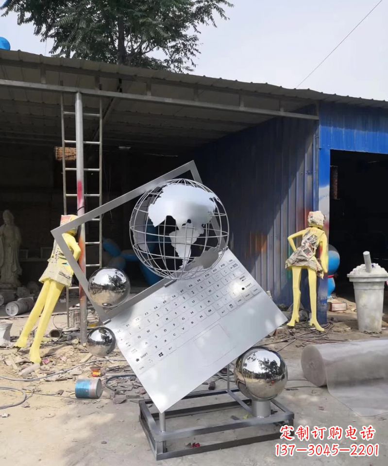 大同不锈钢地球雕塑艺术与科技的完美结合
