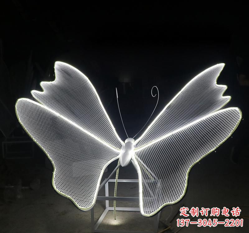 大同不锈钢灯饰蝴蝶雕塑