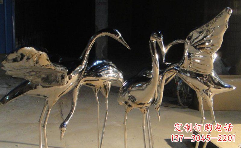 大同不锈钢锻造仙鹤雕塑