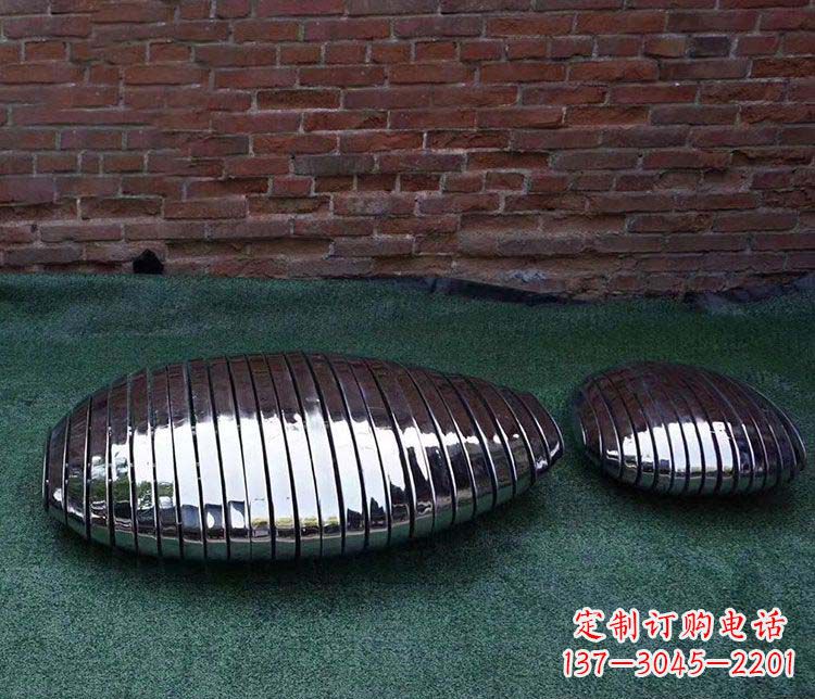 大同不锈钢鹅卵石雕塑1