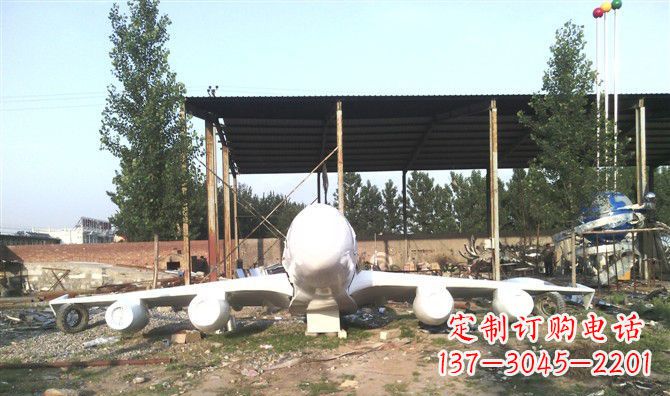 大同不锈钢飞机雕塑给空中飞行者的致敬