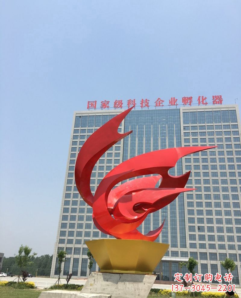 大同不锈钢凤凰雕塑一种具有传统文化内涵的艺术品